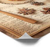  culinair hoogstandspatroon poster (Hoek)