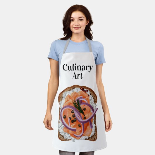 Culinair Kunst Schort (Gedragen)