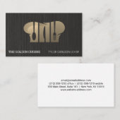 Culinair logo | Restaurant | Chef Visitekaartje (Voorkant / Achterkant)
