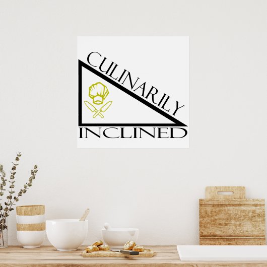Culinair onklinkend poster (Keuken)