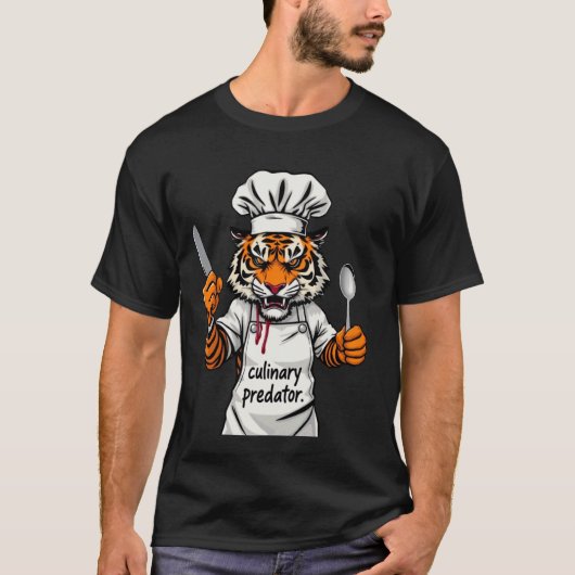 Culinair Roofdier T-shirt (Voorkant)