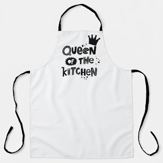 Culinair Royalty-vrije keuken: Keuken Koningin Schort (Voorkant)