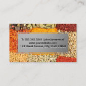 culinair | Specerijen en kruiden Visitekaartje (Achterkant)