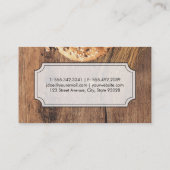 Culinair | Uitvoerend Chef | Hout Visitekaartje (Achterkant)