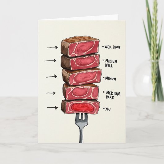Culinair Vaderdag Humor Kaart (Voorkant)