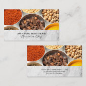 Culinair vak | Kruiden in een conservenblik Visitekaartje (Voorkant / Achterkant)