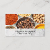 Culinair vak | Kruiden in een conservenblik Visitekaartje (Voorkant)