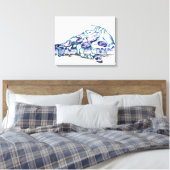 Culinair verlangen canvas afdruk (Insitu (Slaapkamer))