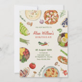 Culinair voedsel kaart (Voorkant)