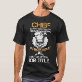 Culinaire Beast Funny Kitchen Kaaf Cuisine Cook T-shirt (Voorkant)