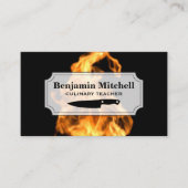 Culinaire Chef | Brandvlam Visitekaartje (Voorkant)