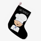 Culinaire Chef - Cook Cartoon Kleine Kerstsok (Voorkant (Hangend))