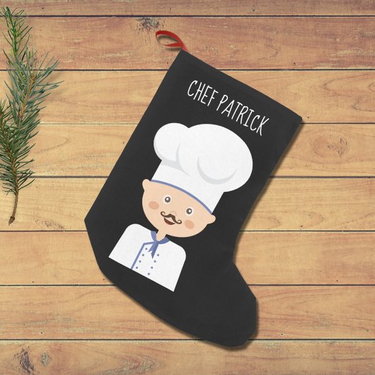 Culinaire Chef - Cook Cartoon Kleine Kerstsok