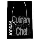 Culinaire Chef Extraordinaire CUSTOM Medium Cadeauzakje (Voorkant)