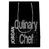 Culinaire Chef Extraordinaire CUSTOM Medium Cadeauzakje (Achterkant)