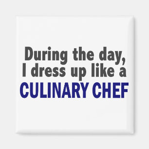 Culinaire Chef gedurende de dag Magneet