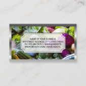 Culinaire Chef | Productie | Metaal Lijst Visitekaartje (Achterkant)