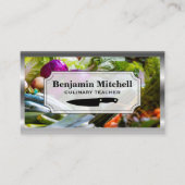 Culinaire Chef | Productie | Metaal Lijst Visitekaartje (Voorkant)