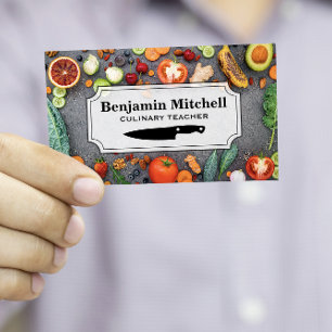 Culinaire Chef   Tafelgehalte groenten en fruit Visitekaartje