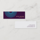 Culinaire Chef Whisk Logo Paars Visitekaartje (Voorkant / Achterkant)