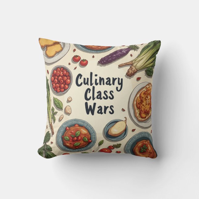 Culinaire Class Wars kussen (Voorkant)