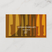 Culinaire Cook Chef Knife Koken Visitekaartje (Achterkant)