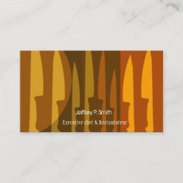 Culinaire Cook Chef Knife Koken Visitekaartje