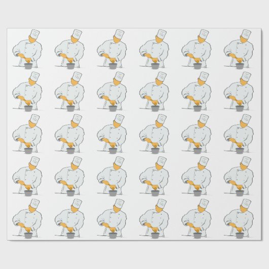 culinaire dag cadeaupapier (Vlak)