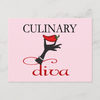 Culinaire Diva Briefkaart