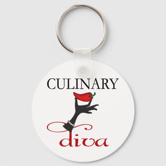 Culinaire Diva Sleutelhanger (Voorkant)