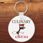 Culinaire Diva Sleutelhanger (Voorkant)