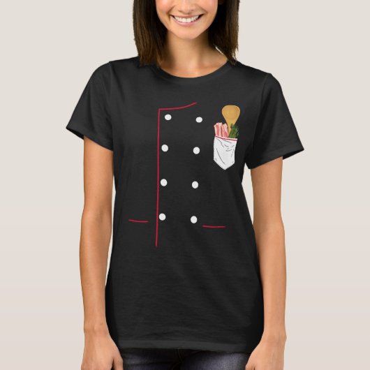 Culinaire funny Chef Coat Art voor keukenmachines T-shirt (Voorkant)