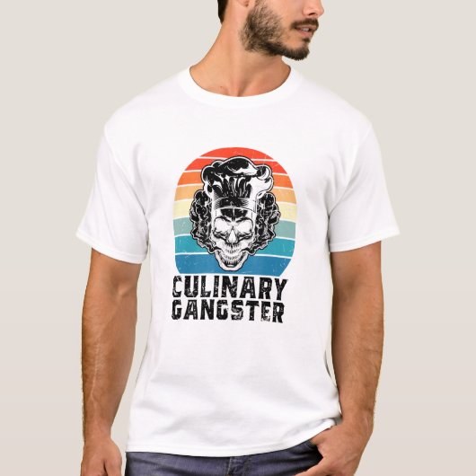 Culinaire Gangster Chef T-shirt (Voorkant)