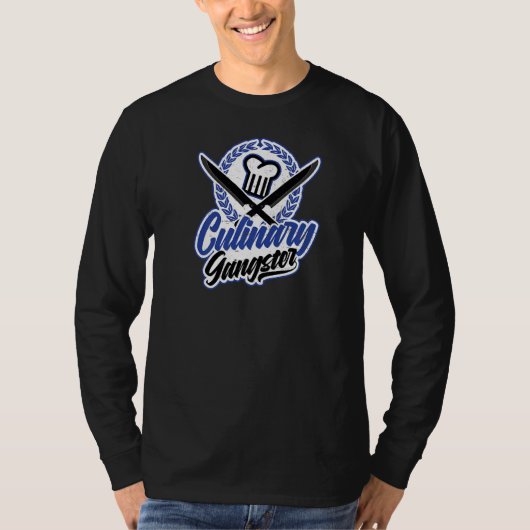Culinaire Gangster Chef T-shirt (Voorkant)