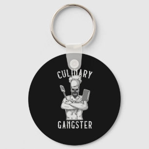 Culinaire Gangster Cooking Kitchen Cook Chef Resta Sleutelhanger