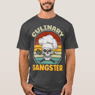 culinaire gangster grappig retro restaurant c t-shirt