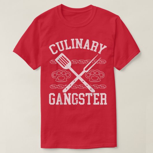 Culinaire Gangster Koken Master Chef Pet Proud Co. T-shirt (Design voorkant)