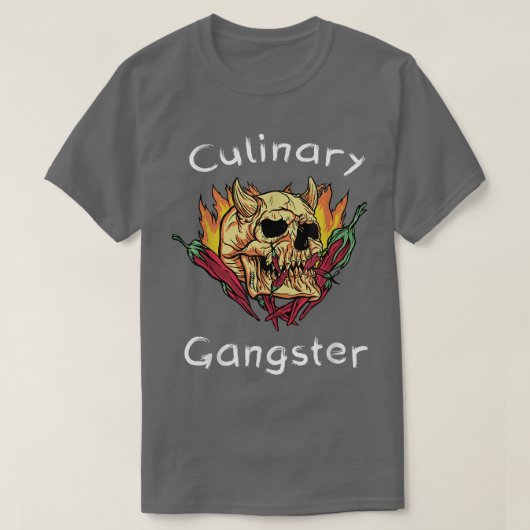 Culinaire GangsterKoking Chef T-shirt (Design voorkant)