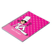 Culinaire Girl-laptop Notitieboek (Linkerzijde)