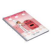 Culinaire Girl-laptop Notitieboek (Rechterzijde)