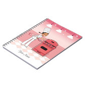 Culinaire Girl-laptop Notitieboek (Linkerzijde)