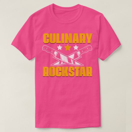 Culinaire grappige professionele kookkunst t-shirt (Design voorkant)