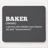 Culinaire Humor - Baker Definition Muismat (Voorkant)