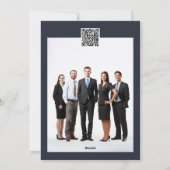 Culinaire kerstboom chef-kok zakelijke catering feestdagenkaart (Achterkant)