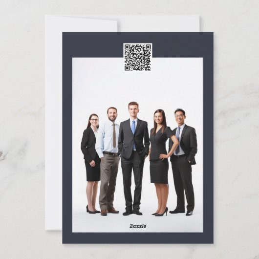 Culinaire kerstboom chef-kok zakelijke catering feestdagenkaart (Achterkant)