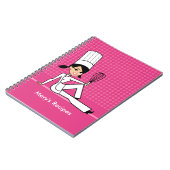 Culinaire klasse en laptop met recept notitieboek (Linkerzijde)