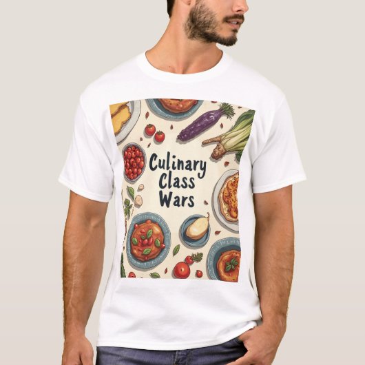 Culinaire klasse oorlogen T-shirts (Voorkant)