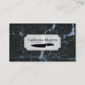 Culinaire Kunsten | Chef | Gemarmerd Visitekaartje (Voorkant)