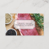 Culinaire Kunsten | Chef | Steek en Kruiden Visitekaartje (Achterkant)