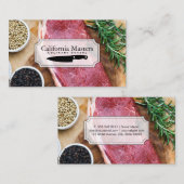 Culinaire Kunsten | Chef | Steek en Kruiden Visitekaartje (Voorkant / Achterkant)